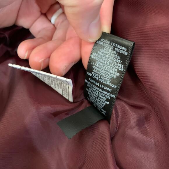 Express Red Down Puffy Jacket size XS - Picture 11 of 13